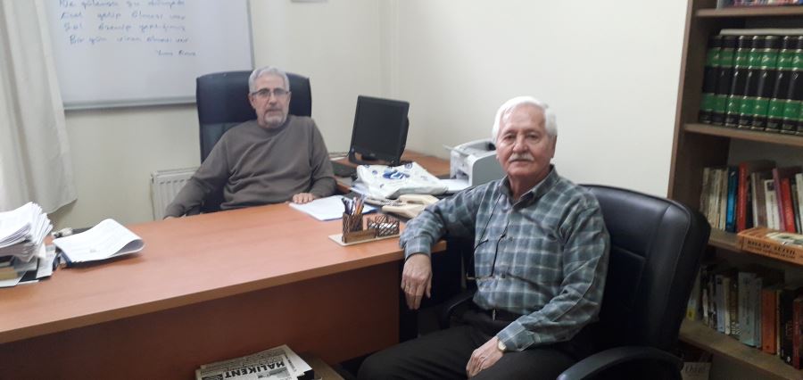 DEMİRCİ MYO’DAN EMEKLİ MEHMET GÜLMEZ’DEN  PROF. DR. CELAL METİN’E ZİYARET