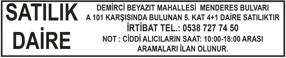 SATILIK  DAİRE