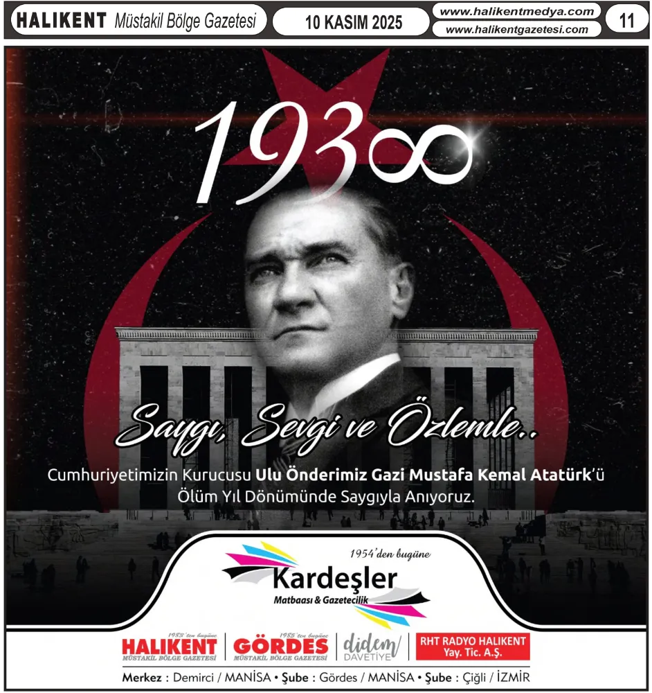 Saygı, Sevgi ve Özlemle...