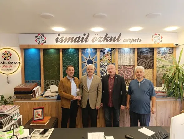 İHRACAT REKORTMENLERİNİ  ZİYARET VE PLÂKET TAKDİMİ