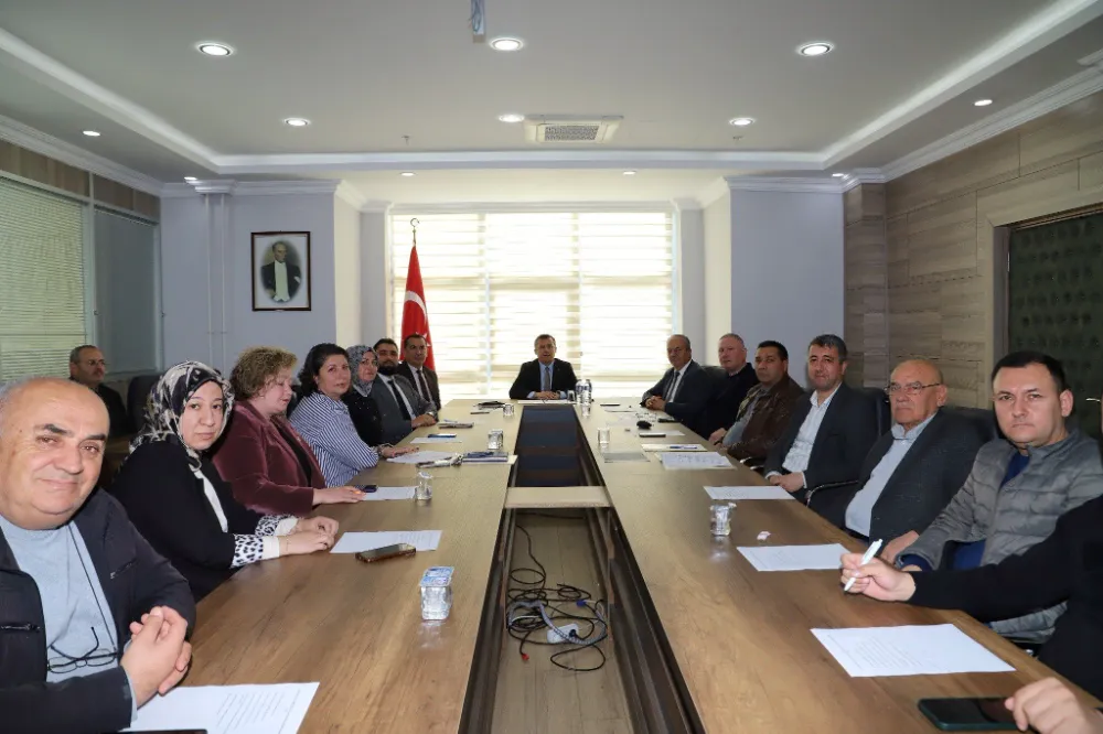 MESLEKİ EĞİTİM ÇALIŞMALARI  DEĞERLENDİRME TOPLANTISI  