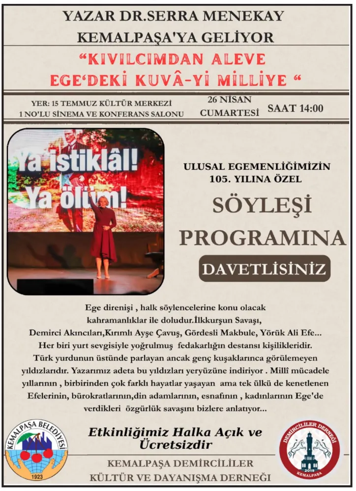 SÖYLEŞİ PROGRAMINA DAVETLİSİNİZ