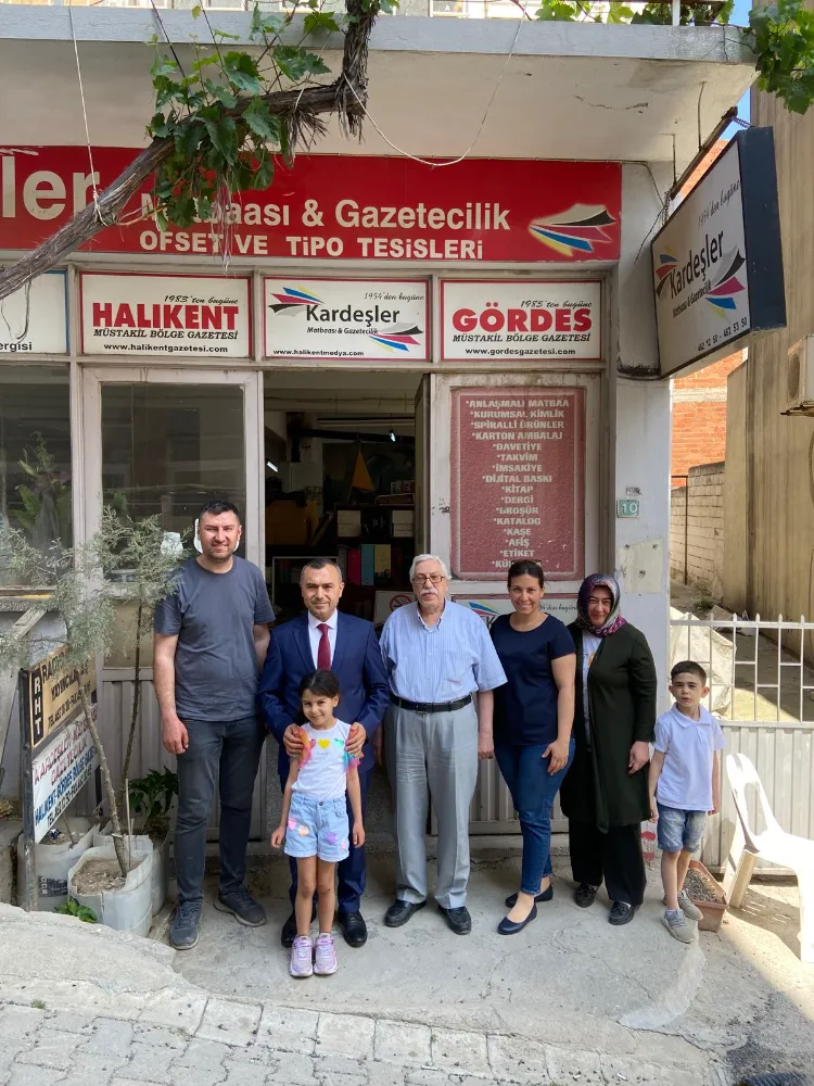 KAYMAKAMIMIZ YAVUZ ARSLAN’DAN  GAZETEMİZE VEDA ZİYARETİ