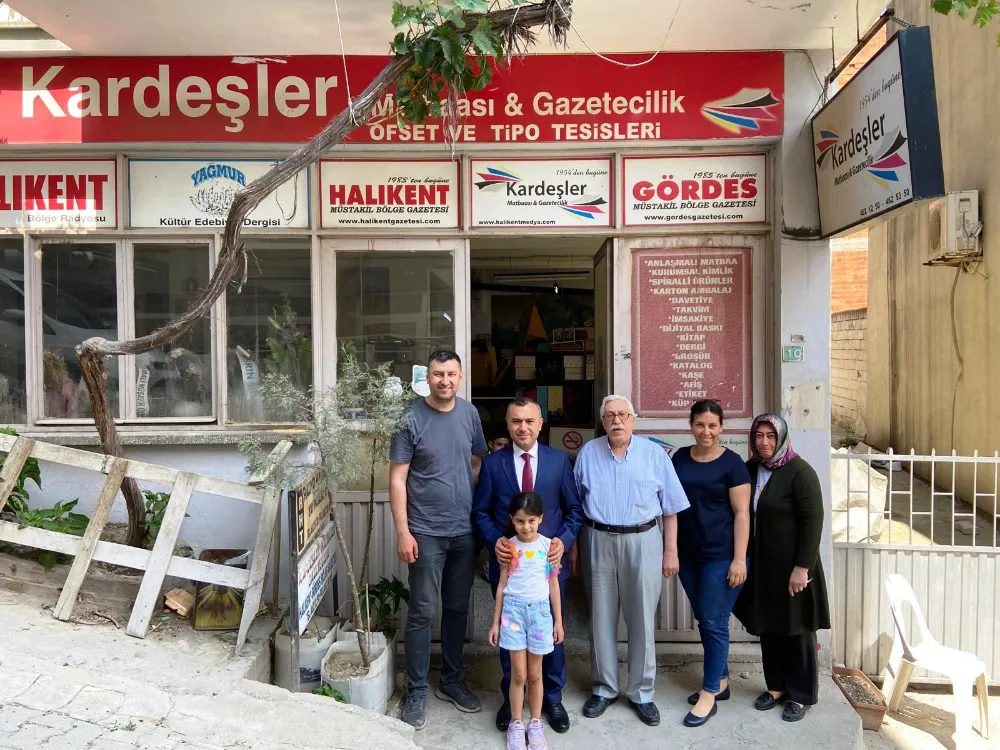 KAYMAKAMIMIZ YAVUZ ARSLAN’DAN  GAZETEMİZE VEDA ZİYARETİ