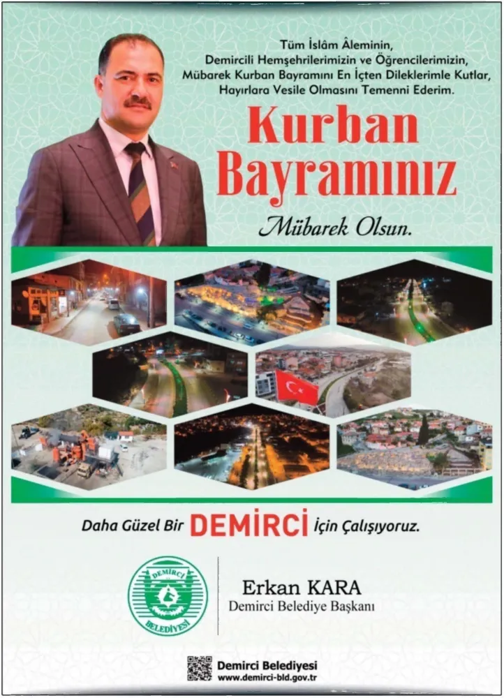 DEMİRCİ BELEDİYE BAŞKANI ERKAN KARA : 