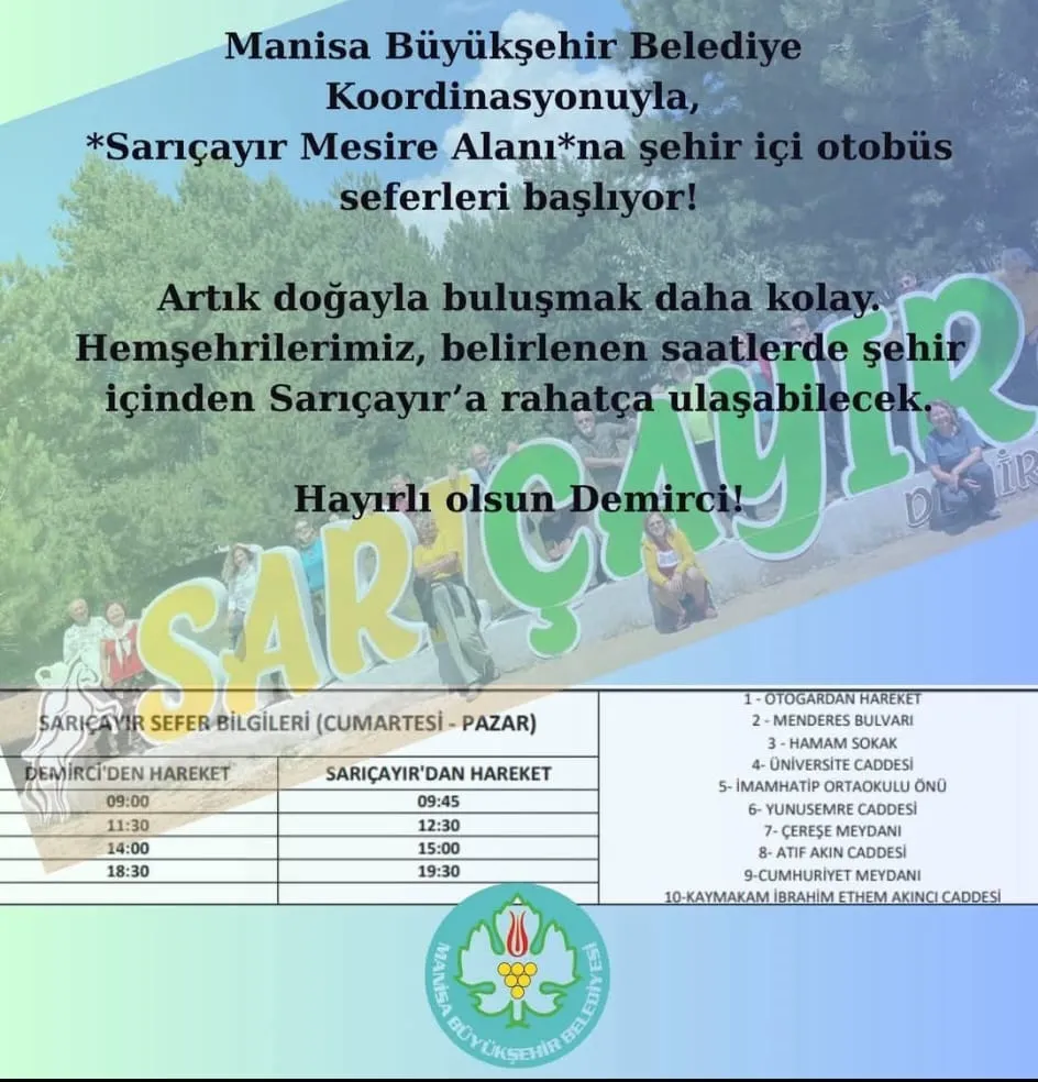 SARIÇAYIR MESİRE ALANI