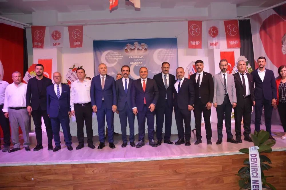 MHP’DE  BAŞKAN  ÜMİT  KANYILMAZ  GÖREVİNİ VEYSEL ÇINAR’A DEVRETTİ