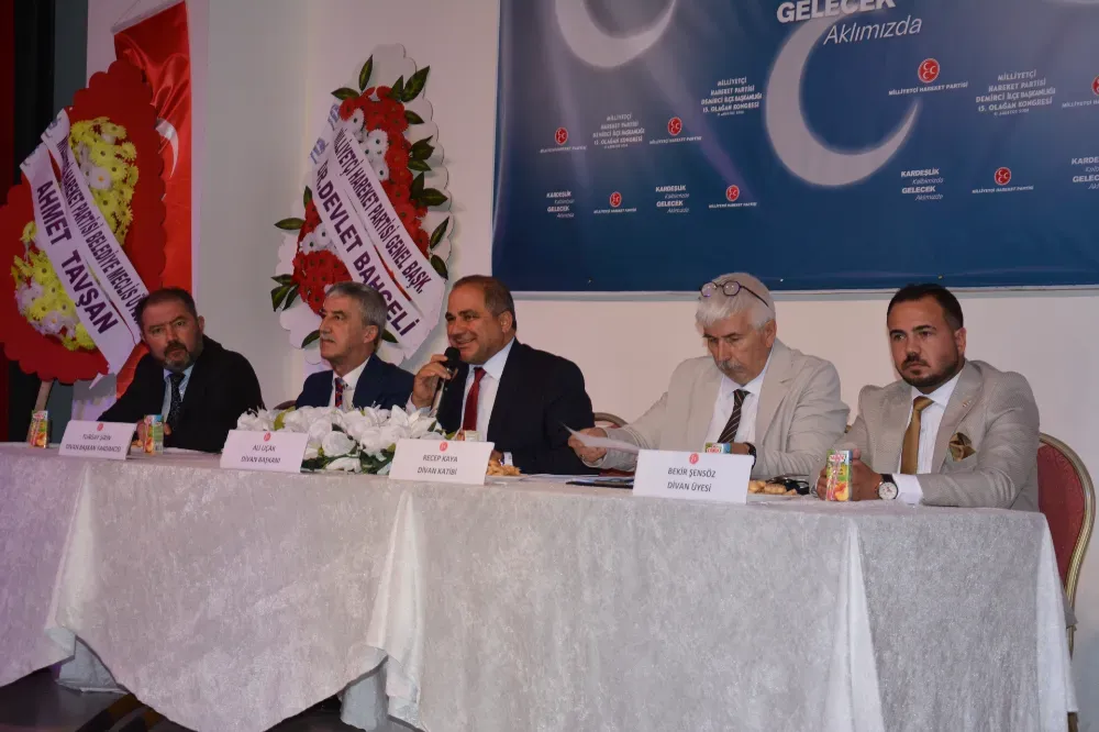 MHP’DE  BAŞKAN  ÜMİT  KANYILMAZ  GÖREVİNİ VEYSEL ÇINAR’A DEVRETTİ